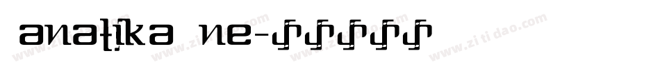 Fanatika One字体转换